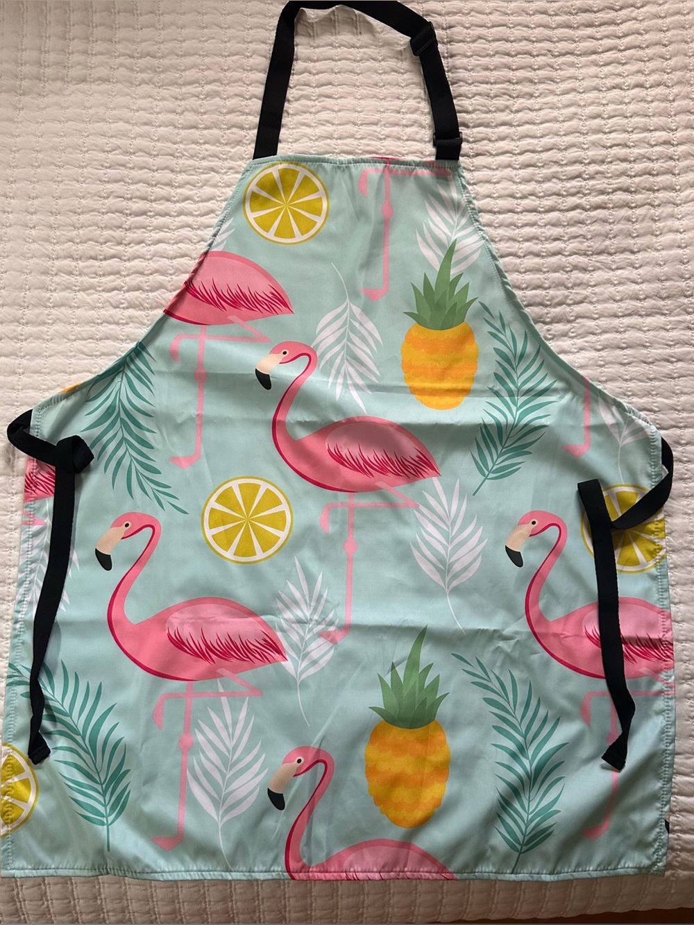 Pink Flamingo & Pineapple Apron - Mint
Pink & Mint Glass Cutting Board